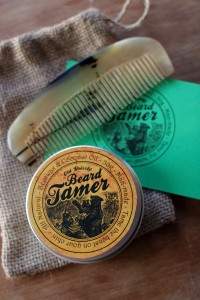 Beard tamer and horn comb