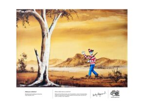 Wally and a gum tree