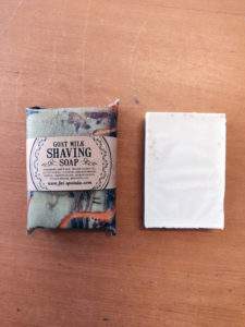 wax wrapped shaving soap