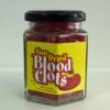 Red jellybeans in a jar