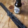 Beard oil and metal comb