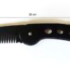 Fold out metal comb